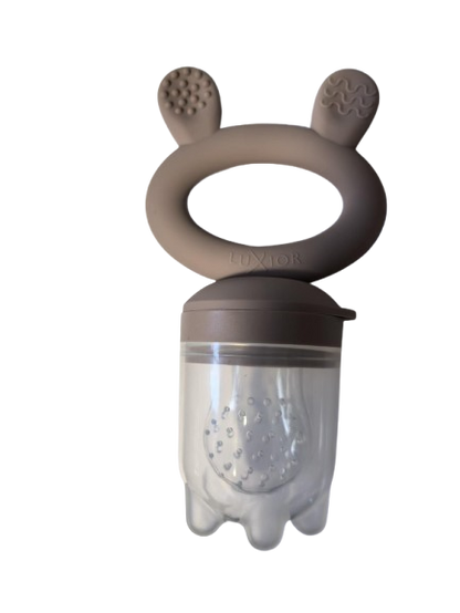 LUXIOR anneau de dentition distributeur de fruits pour enfants 3 embouts 3-24 mois