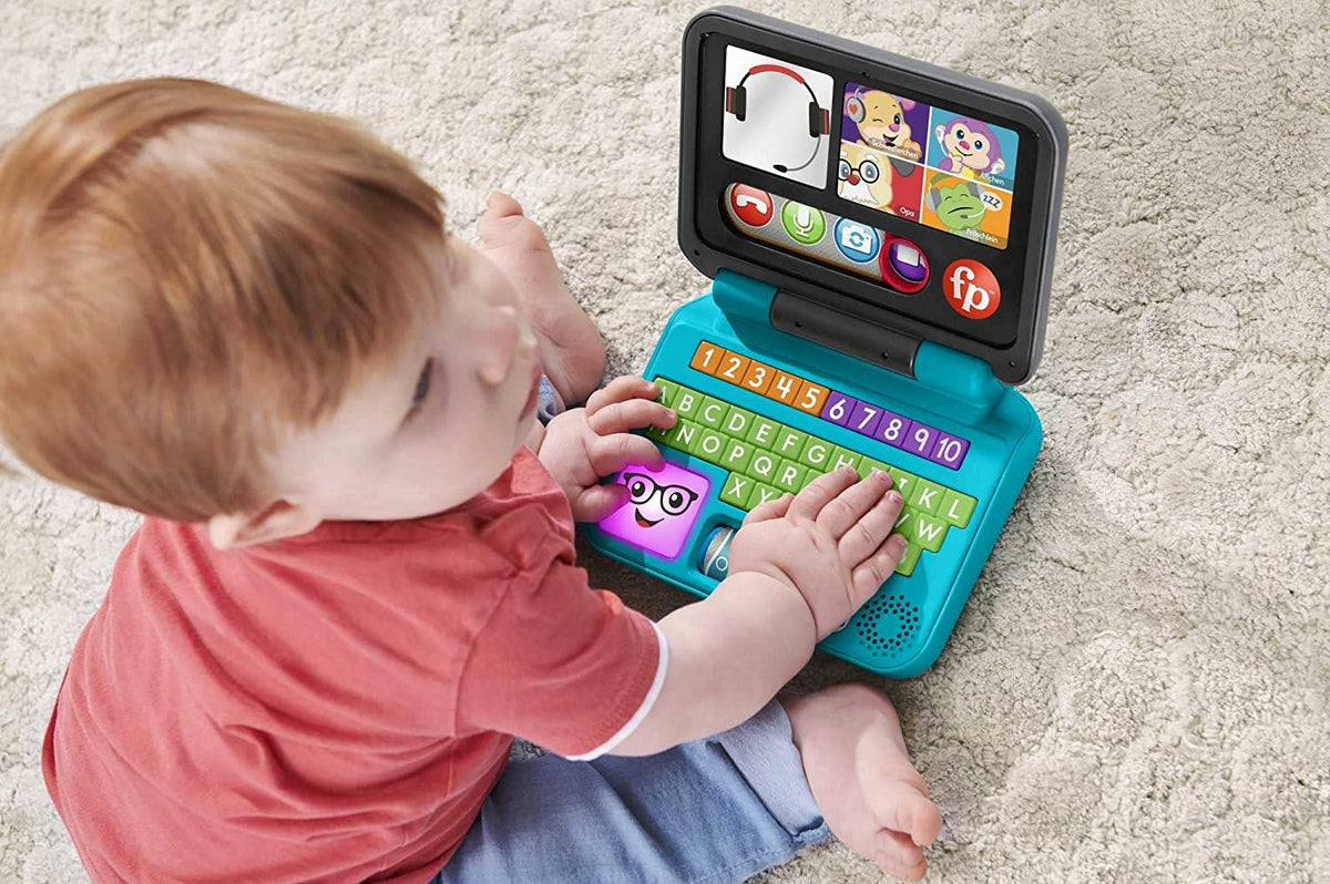 FISHER-PRICE laptop interaktywny J.NIEMIECKI 6m+ – zdjęcie produktu 3