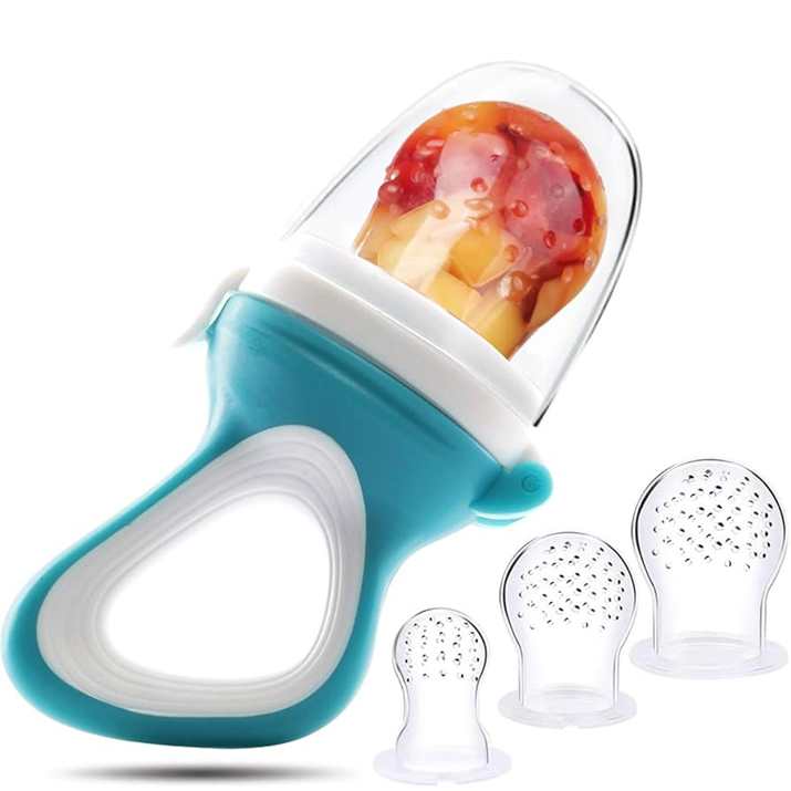 TINABLESS distributeur de tétine pour fruits 3-12 mois 1 pièce 3 embouts