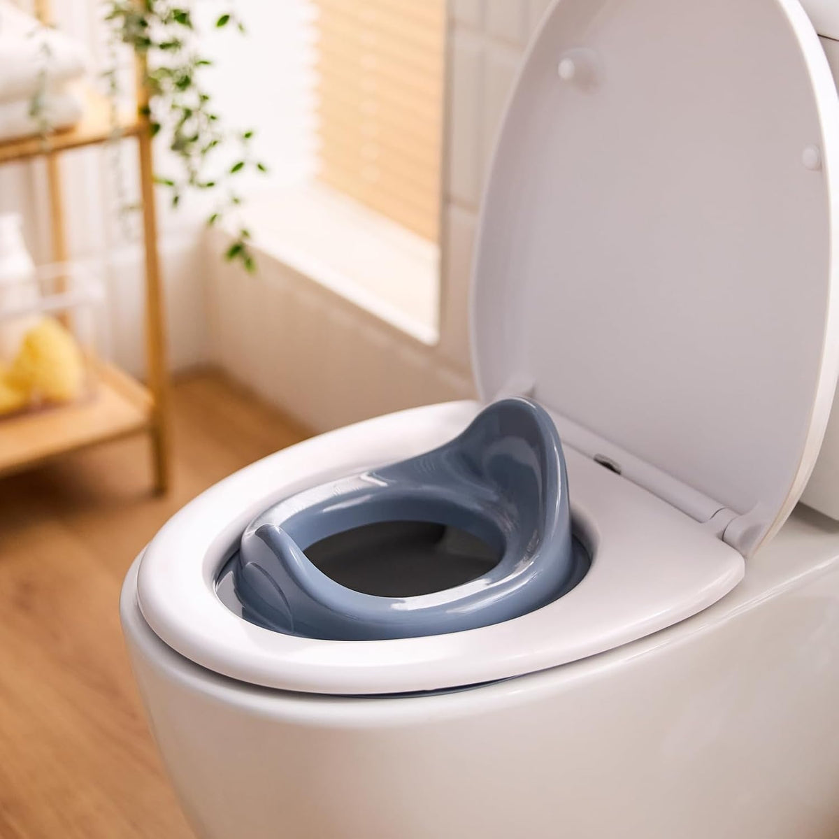 ROTHO Bella Bambina nakładka na sedes 24 m+ niebieska, anatomiczna nakładka dla dziecka