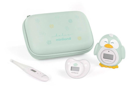 MINILAND Thermokit Menthe ensemble de 3 thermomètres électroniques + étui