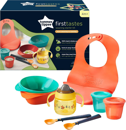 TOMMEE TIPPEE set de vajilla y accesorios 8 piezas para bebés
