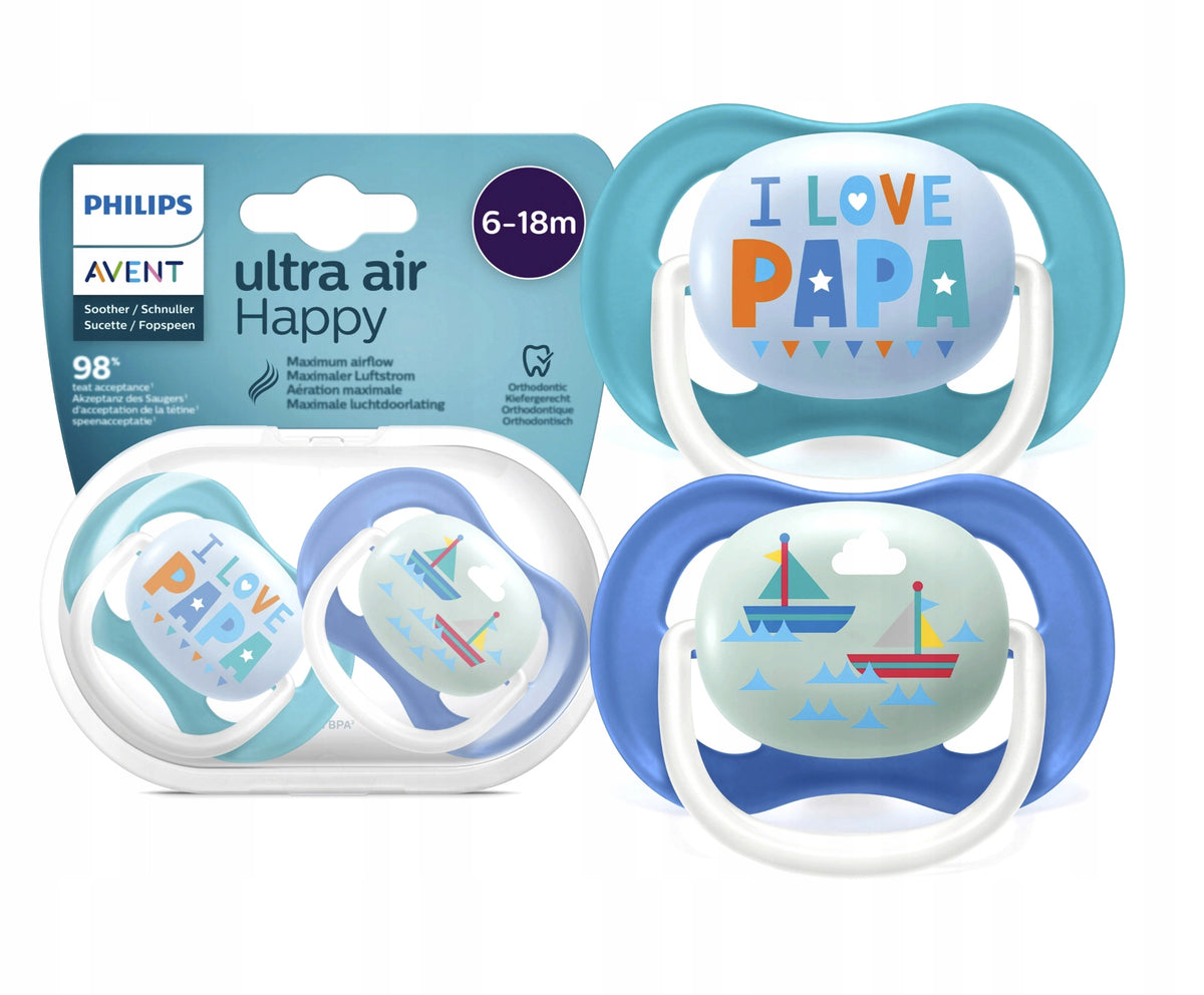 PHILIPS AVENT Ultra Air Schnuller x 2 6-18 Monate