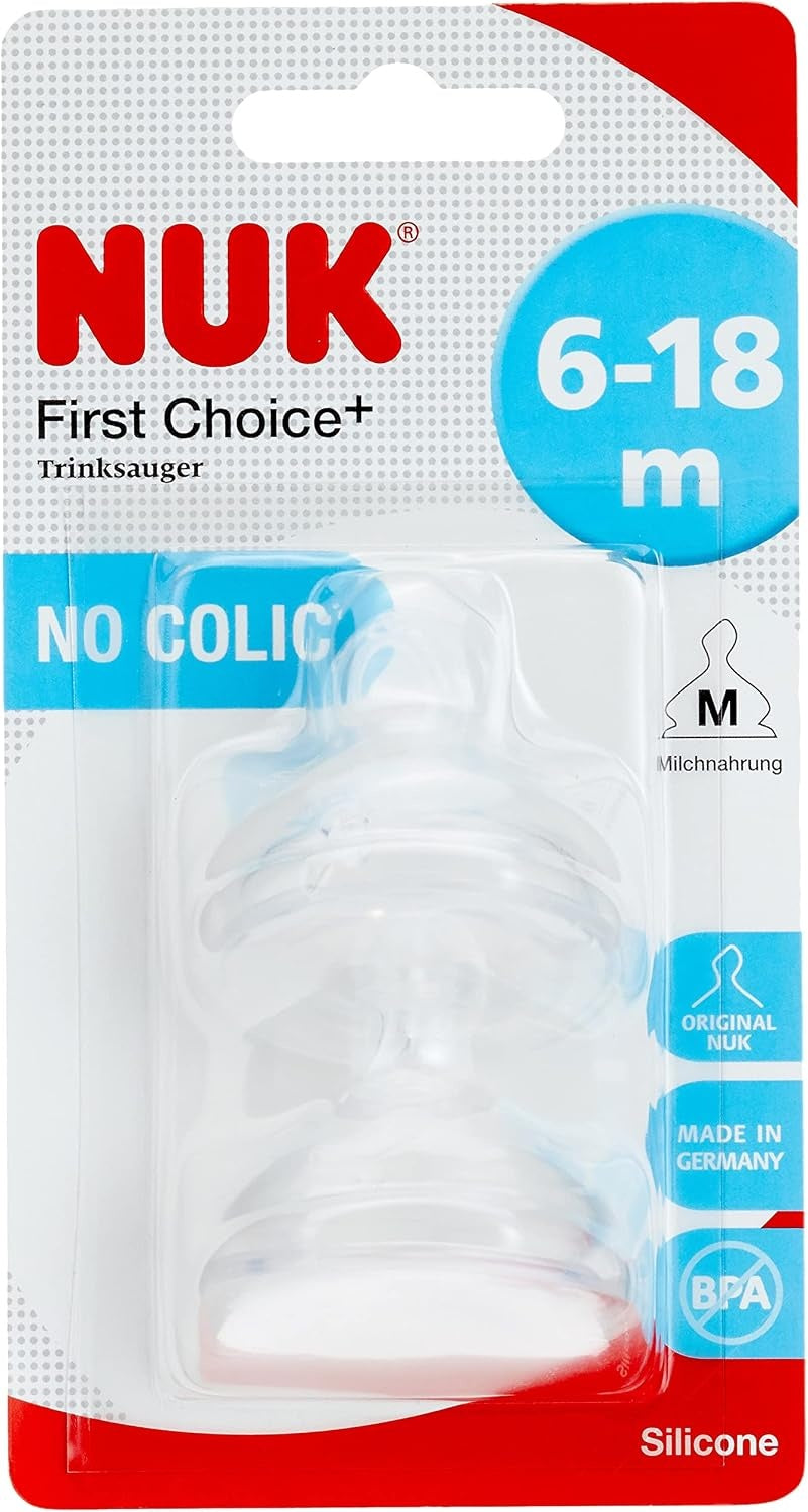 NUK First Choice tétines en silicone M 6 18m x2