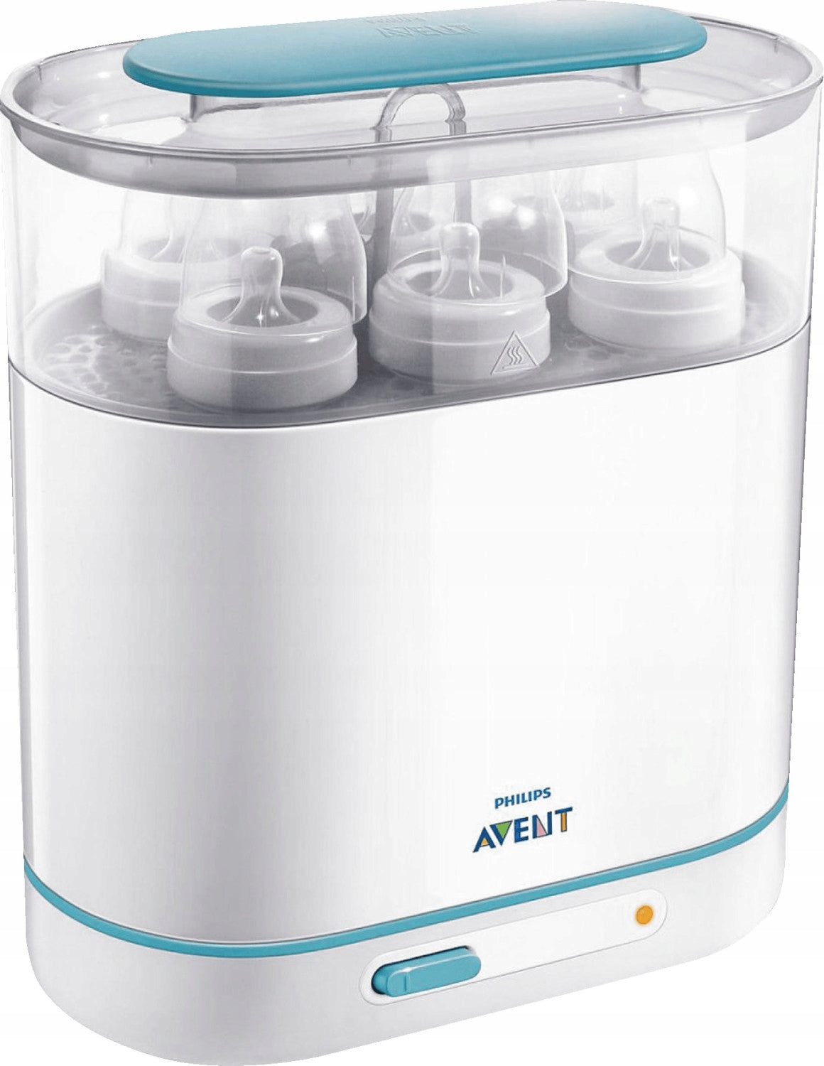 PHILIPS AVENT elektryczny sterylizator parowy 3w1, biało-turkusowy do butelek dla niemowląt