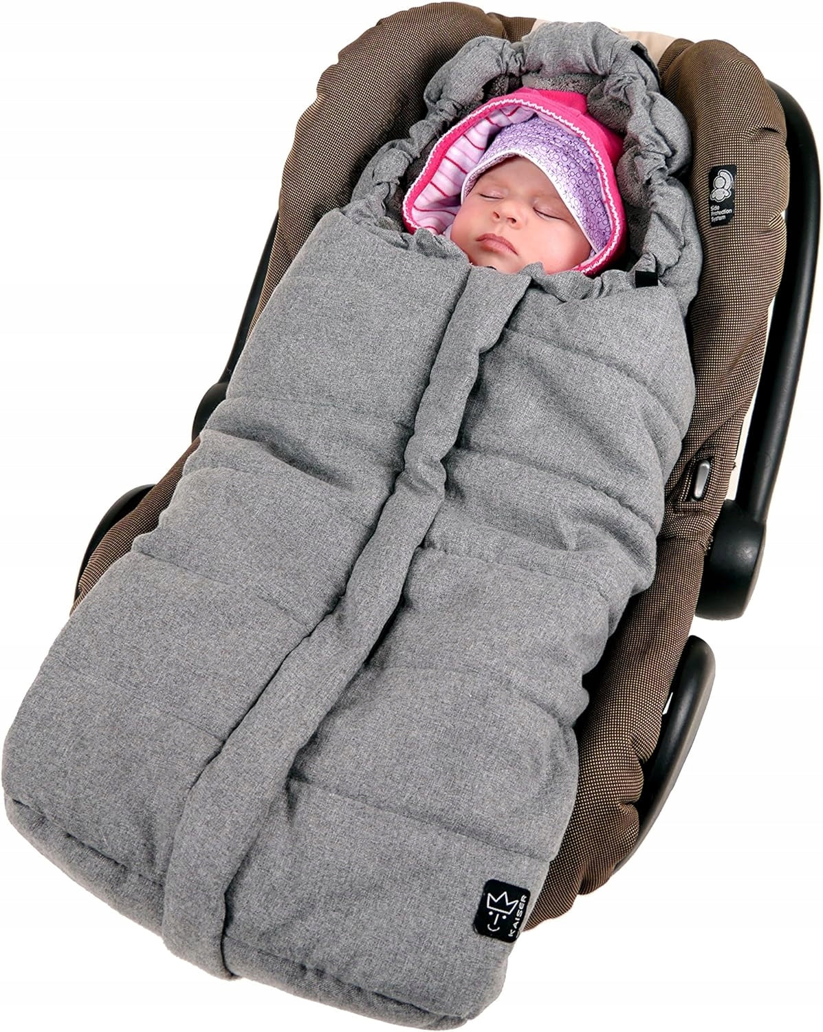 KAISER Ella gri sac de dormit pentru scaun auto POLAR de iarnă