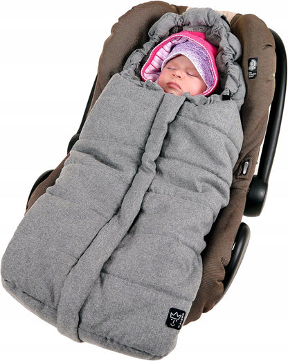 KAISER Ella gri sac de dormit pentru scaun auto POLAR de iarnă