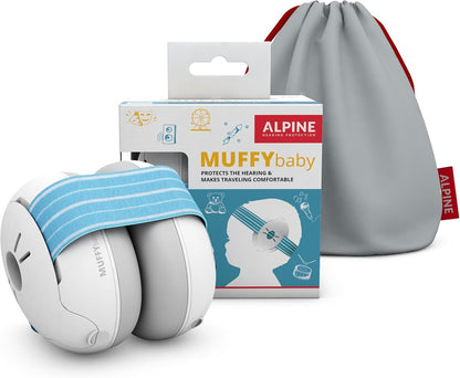 ALPINE Muffy Protection auditive bébé pour enfants 0-36 mois 23db + étui