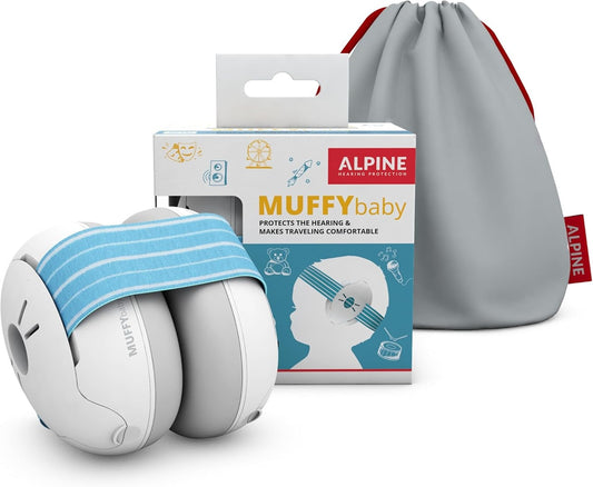 ALPINE Muffy Baby słuchawki ochronne dla dzieci 0-36 m 23db + etui