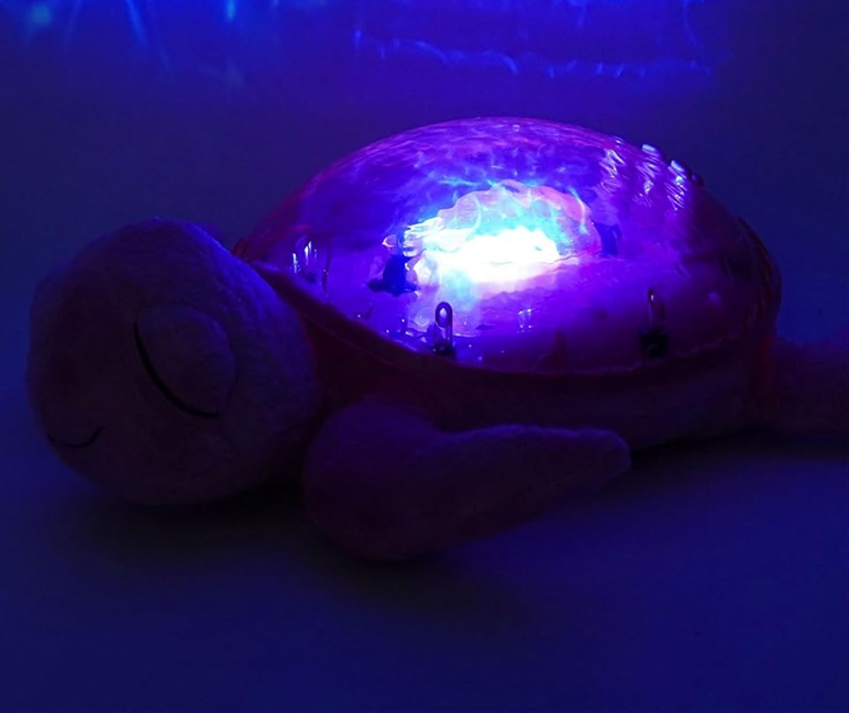 CLOUD B projecteur avec mélodies et sons TORTUE APAISANTE 25 x 28 cm