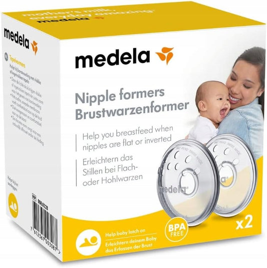 MEDELA zestaw do formowania brodawek sutkowych muszle, uniwersalny zestaw do karmienia piersią, BPA free
