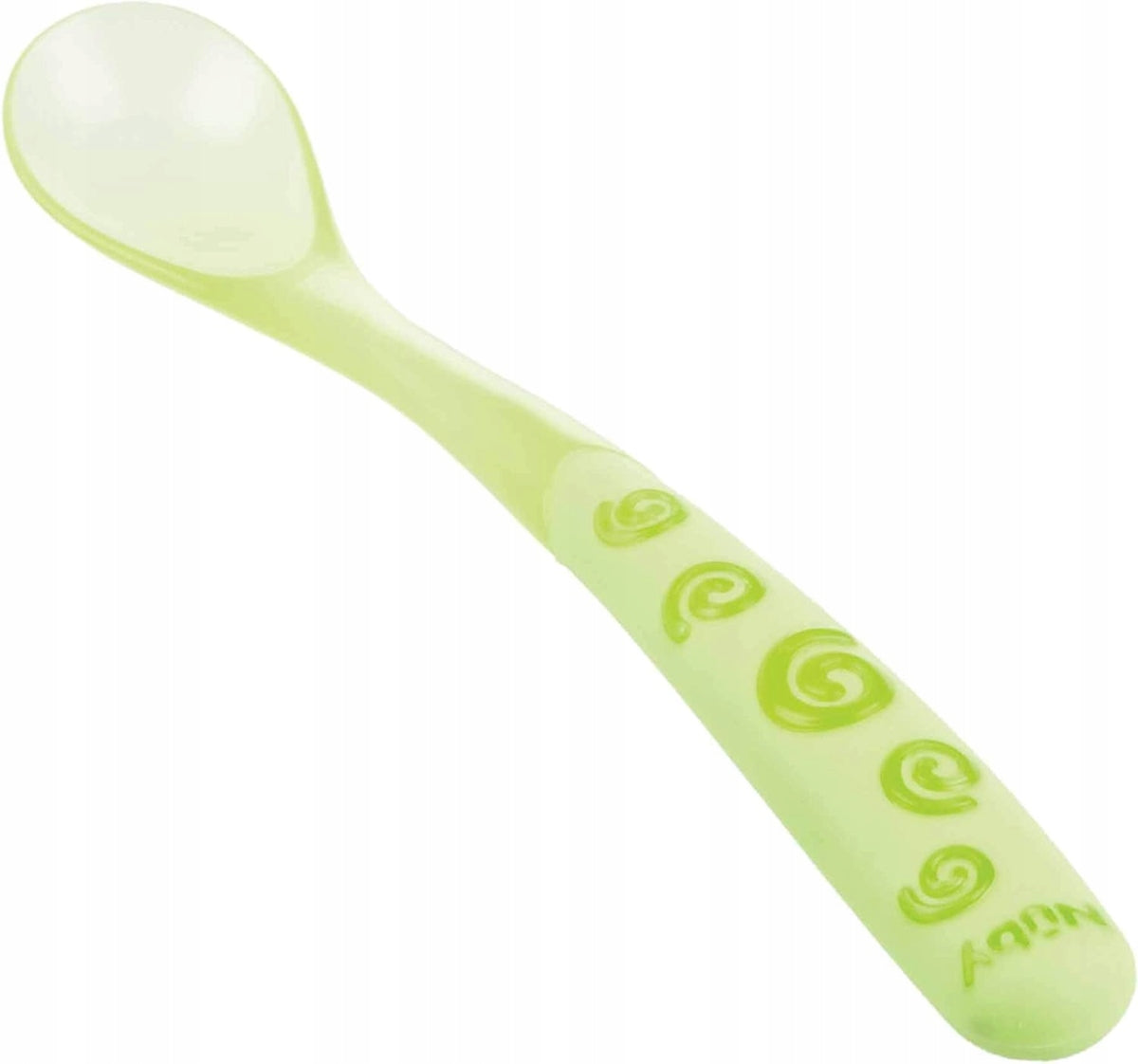 NUBY cuillères à embout souple avec long manche 6 m+ 3 pièces