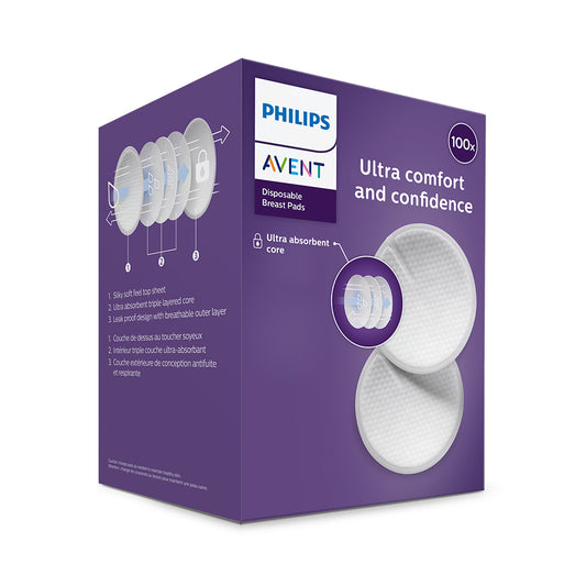 Engångsinlägg Philips Avent vit 100 st.