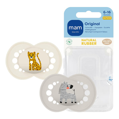 MAM Original latexový cumlík na upokojenie x2 6–16 mesiacov