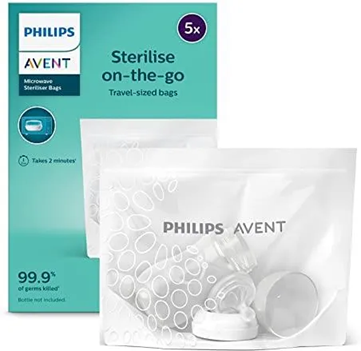PHILIPS AVENT pungi pentru sterilizare la microunde x5
