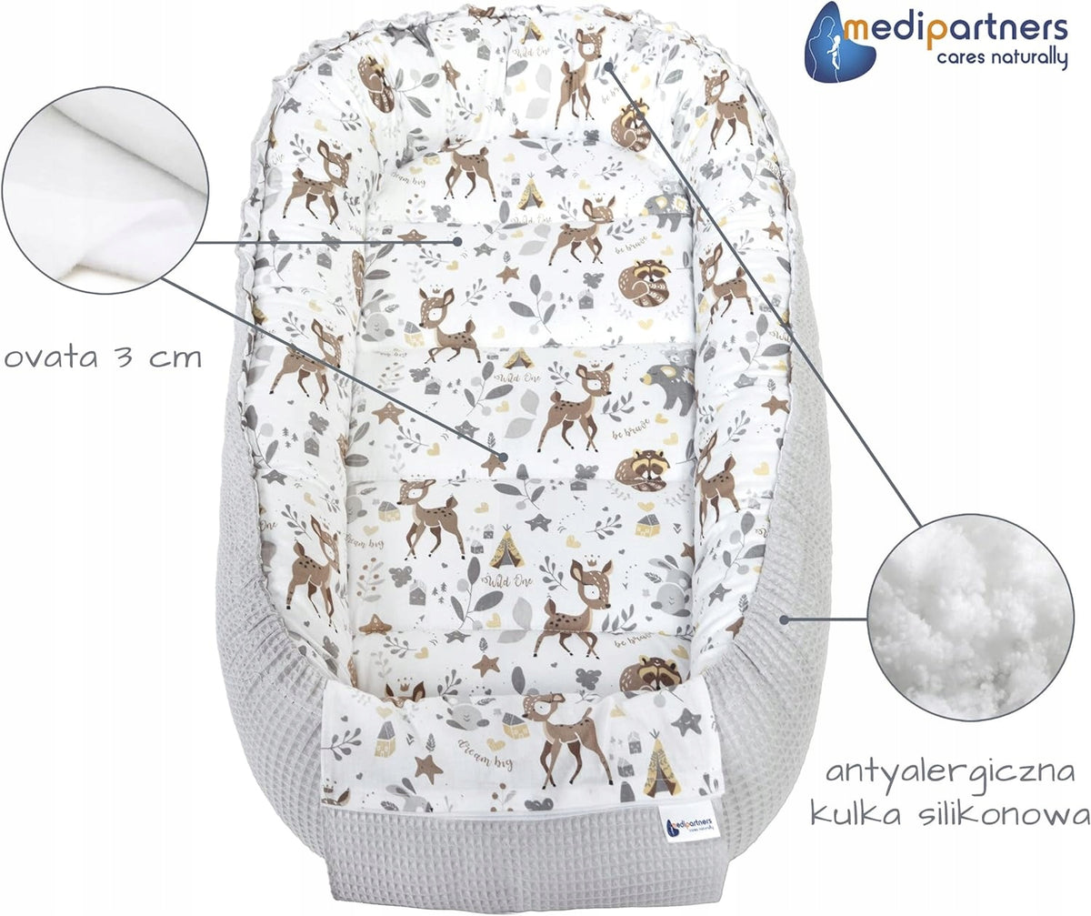 MEDIPARTNERS cocon bébé nid 90 x 50