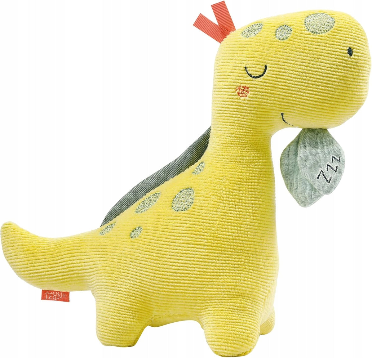 FEHN manchester gosleksak med nattlampa DINO 20 x 23 cm