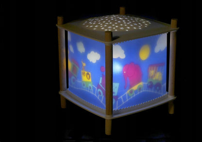 TROUSSELIER Révolution veilleuse, projecteur d'étoiles, mélodies TRAIN