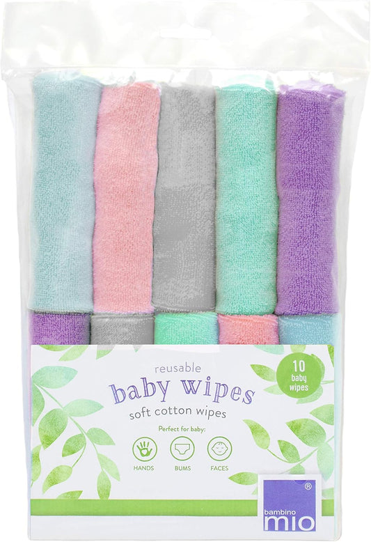 BAMBINO MIO lingettes réutilisables x10