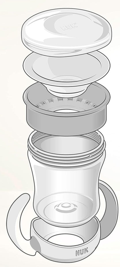 NUK Mini Magic Cup kubek niekapek 360° 160 ml 6 m+ świecący w ciemności – zdjęcie produktu 3