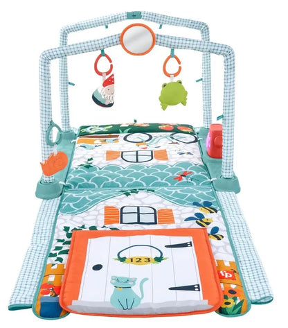 FISHER-PRICE mata do zabawy 3w1 edukacyjna Domek Odkrywcy
