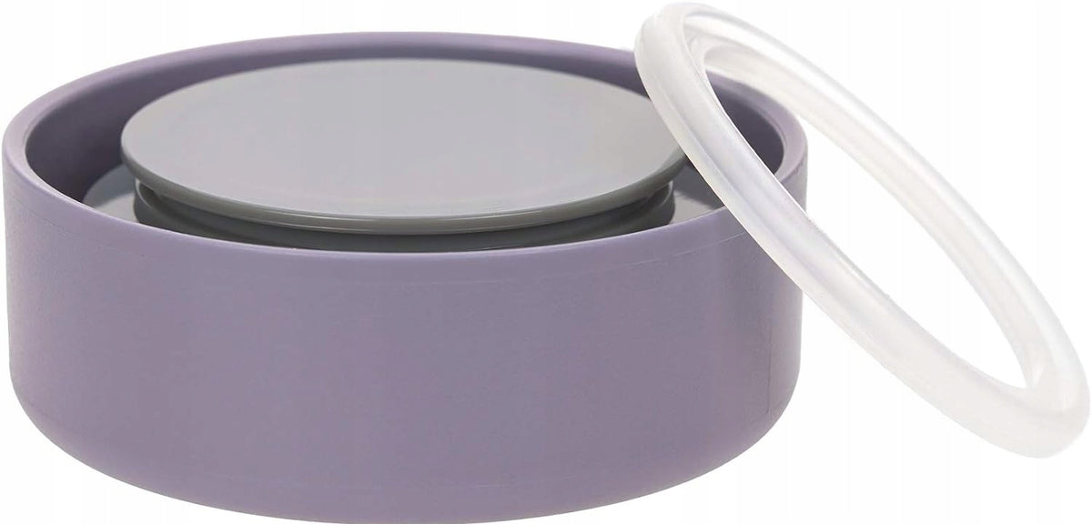 LASSIG Food Jar TERMOS OBIADOWY stal nierdzewna 480 ml, fioletowy termos obiadowy z silikonową uszczelką