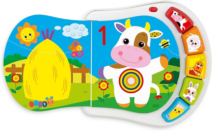 CHICCO Counting Farm livre électronique éducatif 19 x 19,5 cm
