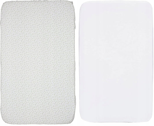CHICCO NEXT2ME prześcieradło do łóżeczka x2 50x83