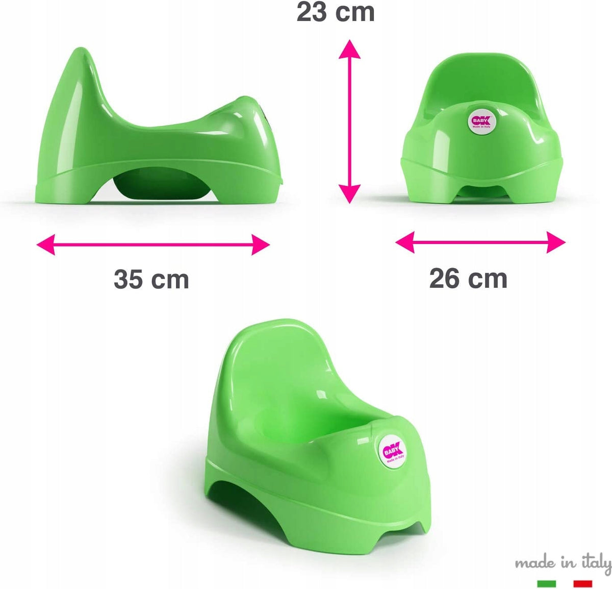 OKBABY nocnik 18 m+ miętowy – zdjęcie produktu 4