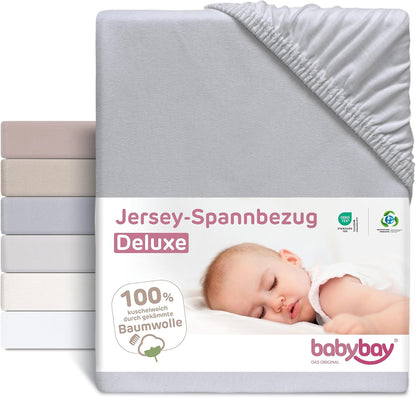 BABYBAY Spannbetttuch für Original 81x42 cm