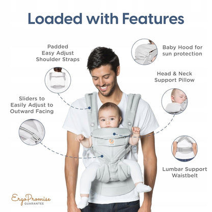 ERGOBABY OMNI 360 COOL AIR MESH nosidełko ergonomiczne 3,2-20,4kg