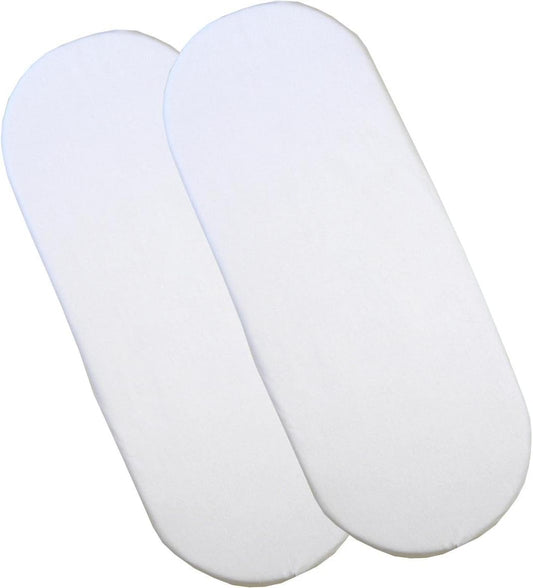 BABYPREM fitted sheets for Moses basket x2