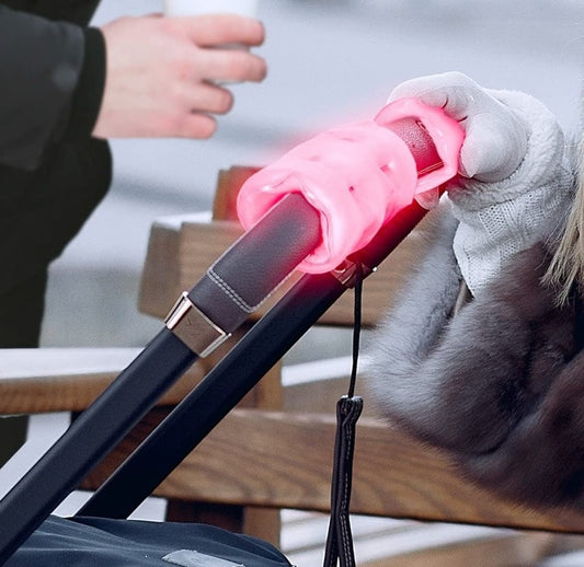 FINGER HEAT Gel-Chauffe-mains pour poignées de vélo, trottinette et poussette x2