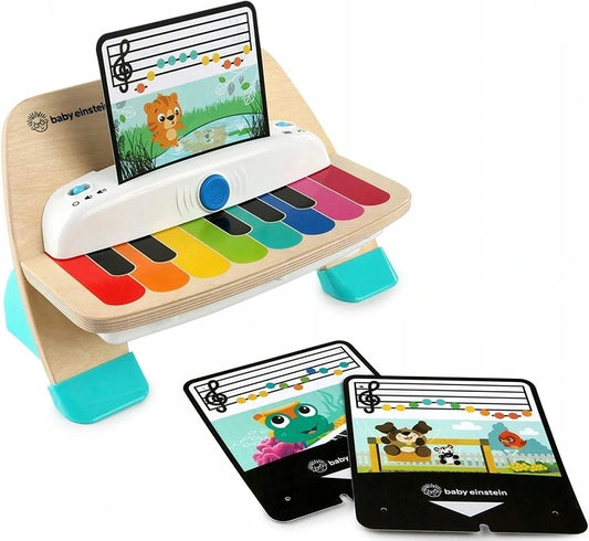 BABY EINSTEIN Hape Magic Touch piano tactile en bois 18 x 30 cm