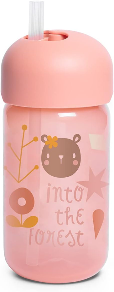 SUAVINEX Straw Trainer Cup hrnek s brčkem 340 ml 18 m+