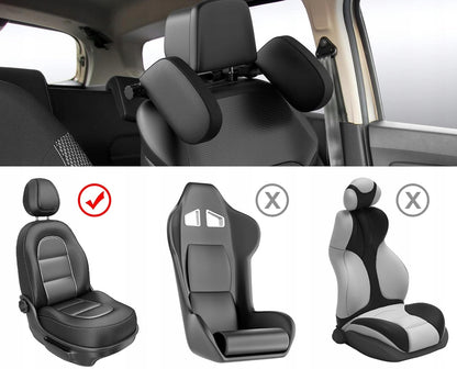 BUBULII appui-tête de voiture avec tige télescopique