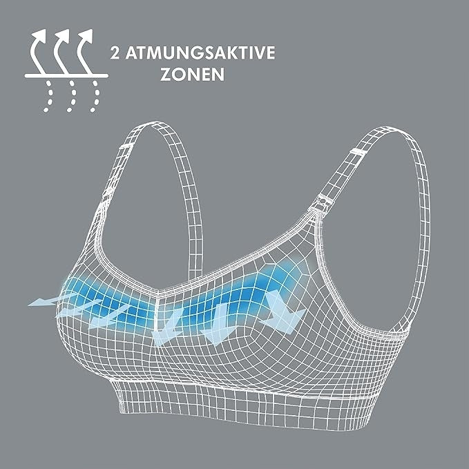 MEDELA KEEP COOL ULTRA biustonosz do karmienia bezszwowy M