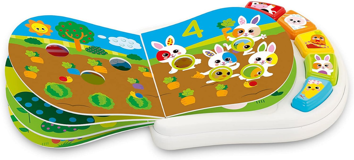 CHICCO Counting Farm livre électronique éducatif 19 x 19,5 cm