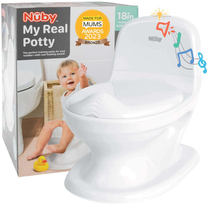 Nuby My Real Potty training potty for children 18m+ flush sound