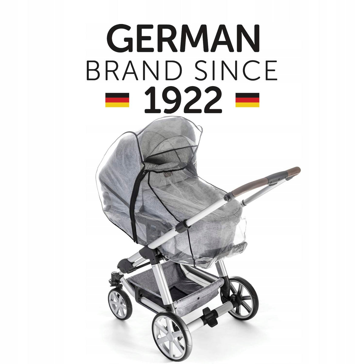 REER universeller Regenschutz für Kinderwagen und Sportwagen 705377 – Produktbild 3