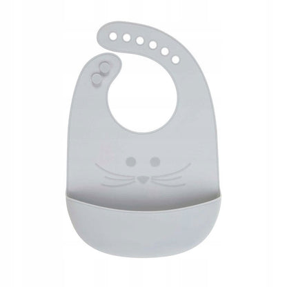 LASSIG bavoir en silicone avec poche 6-24 mois