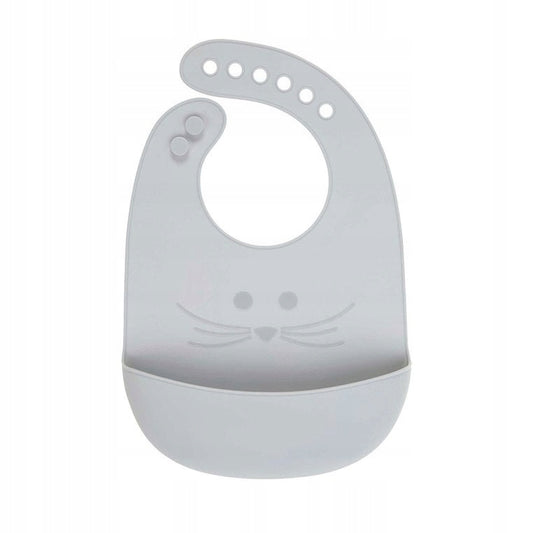 LASSIG bavoir en silicone avec poche 6-24 mois