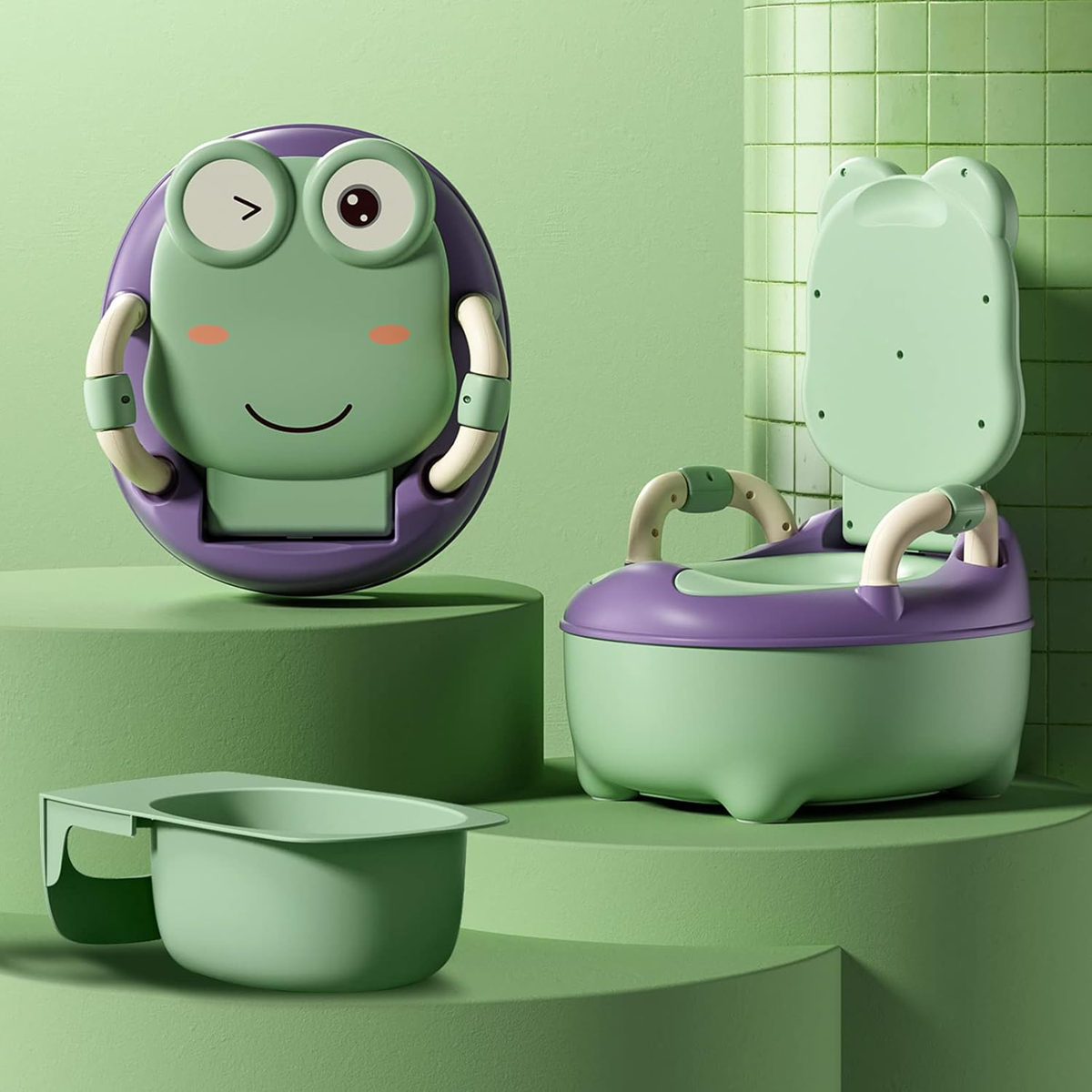 AUFUN pot avec couvercle et insert amovible DINOSAURE