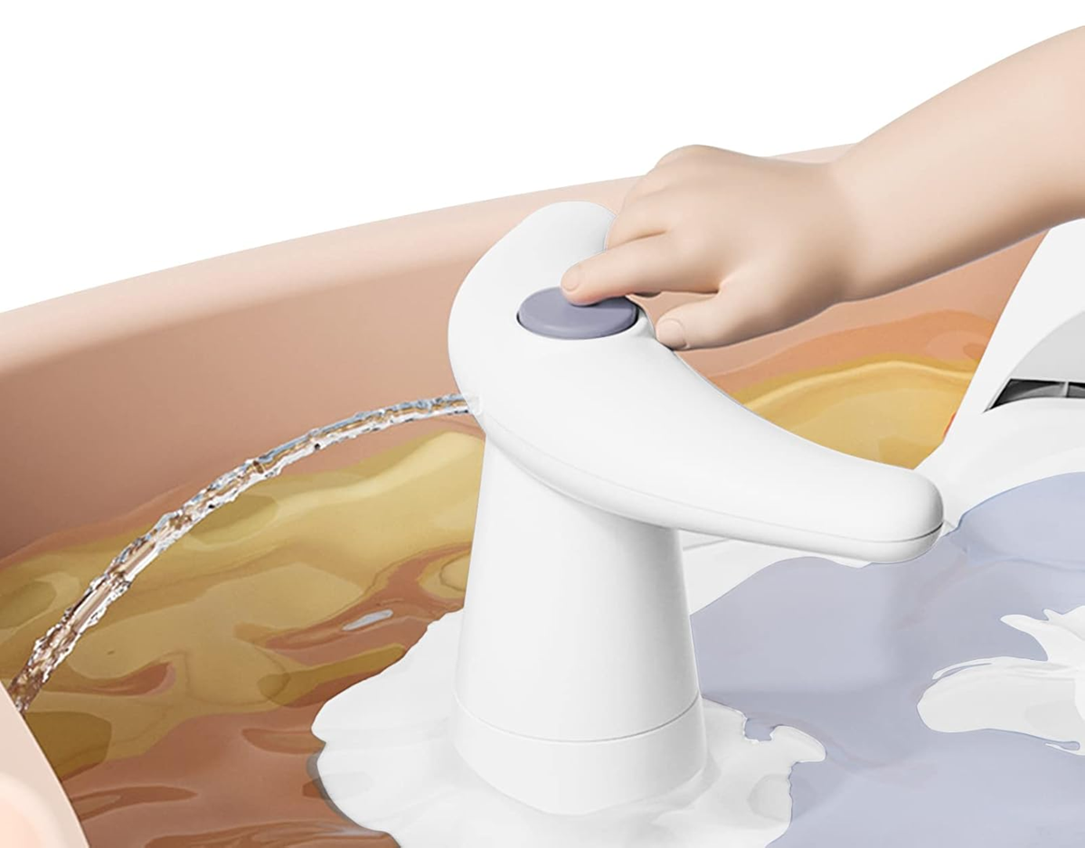BEBAMOUR SIÈGE de bain 6m+ avec volant