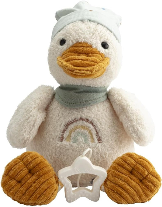 STERNTALER przytulanka z pozytywką "Kołysanka Brahms'a" kaczka EDDA LOU, biała, 20 cm