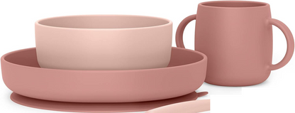 SUAVINEX Selection set de vaisselle en silicone 3 pièces 4m+