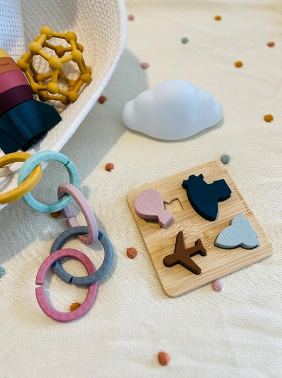 LITTLE NANOO zestaw silikonowych zabawek sensorycznych 18 elementów 6 m+ – zdjęcie produktu 3