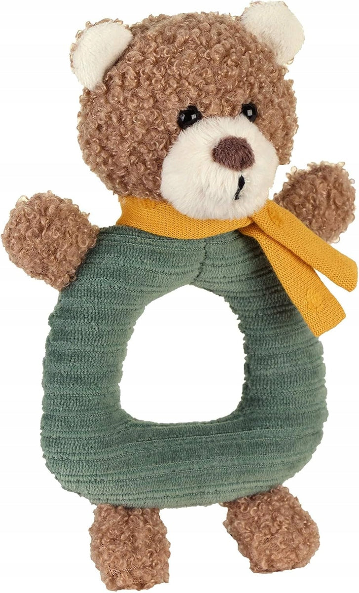 NATTOU hochet en coton avec poignée OURS BEN 17 cm