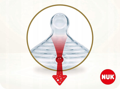 NUK Nature Sense set de biberones de vidrio con tetina