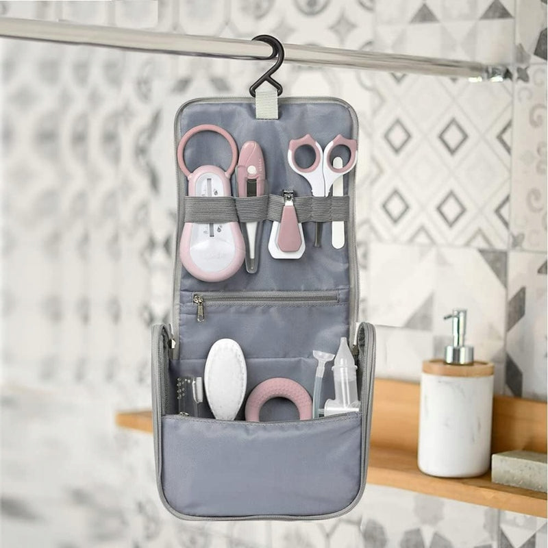 Set de îngrijire pentru copii BEABA 9 piese + organizator cu mâner